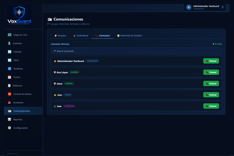 Portal del cliente